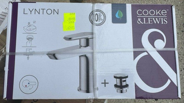 Mitigeur de lavabo chromé Cold Start GoodHome Lynton