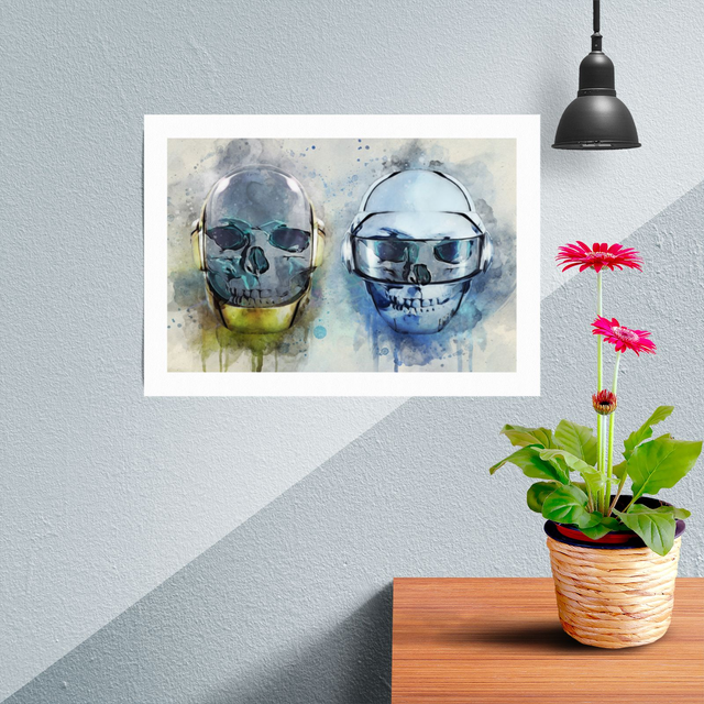 pop skull daftpunk (2)