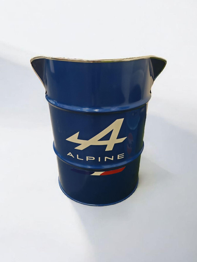 Fauteuil enfant en Baril d'huile recyclé thème Alpine 