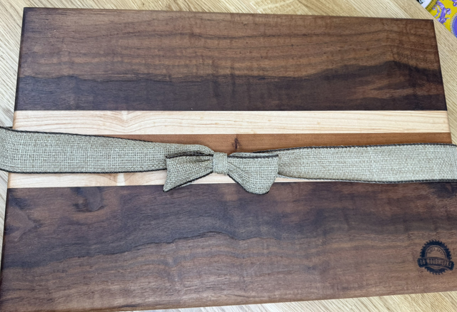 Walnut, cherry and Maple chopping board