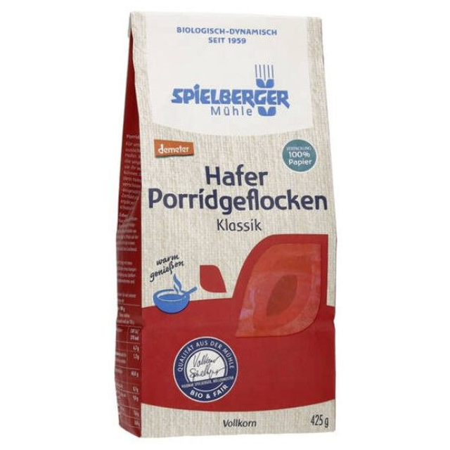 Spielberger Hafer Porridgeflocken 425g Packung