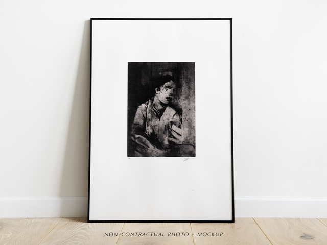 Fine art etching / Not framed / Portrait VII