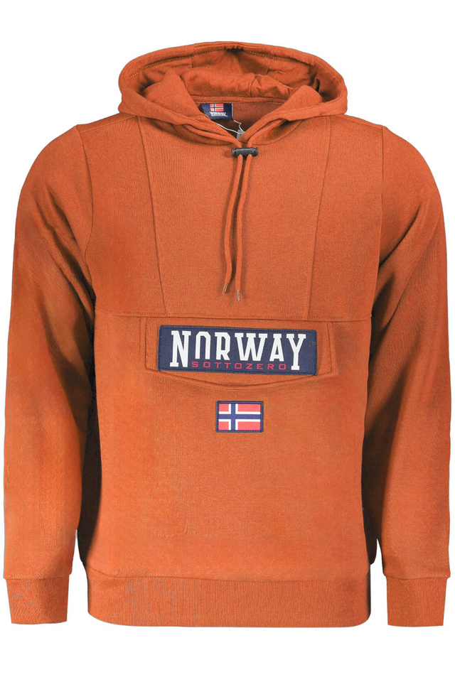 NORWAY 1963 FELPA SENZA ZIP UOMO MARRONE