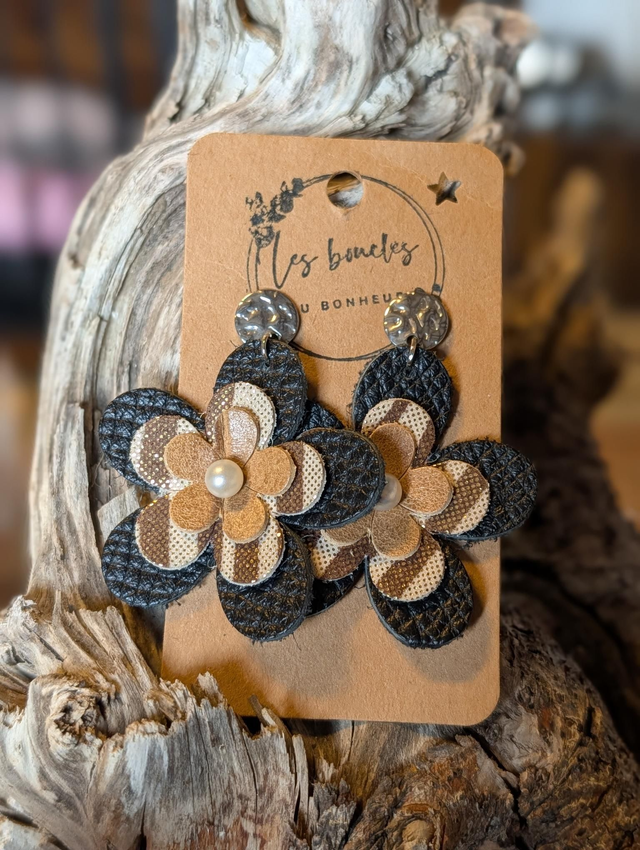 Boucles d'oreilles Collection Marguerite m056