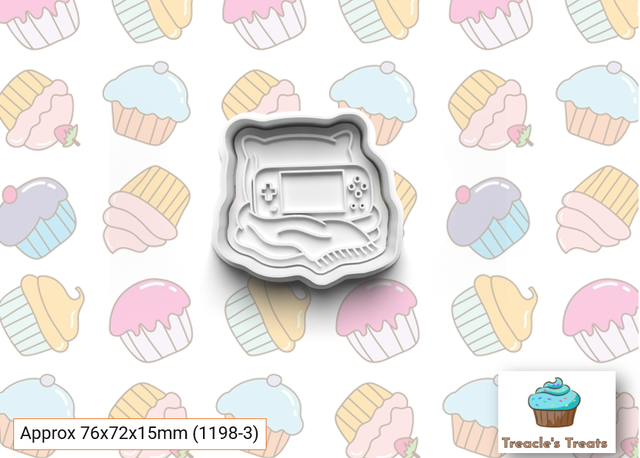 Cosy Gaming Fondant/cookie stamps with cutters (1098)