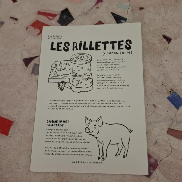 Lale-13 coloriage carte A6 Rillettes 