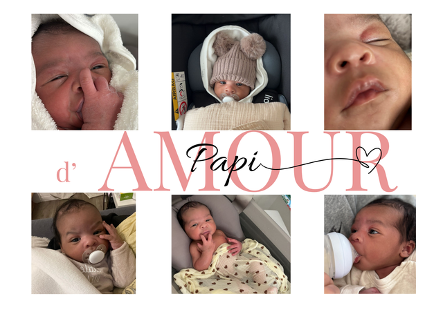 Affiche Personnalisée &quot;AMOUR&quot;