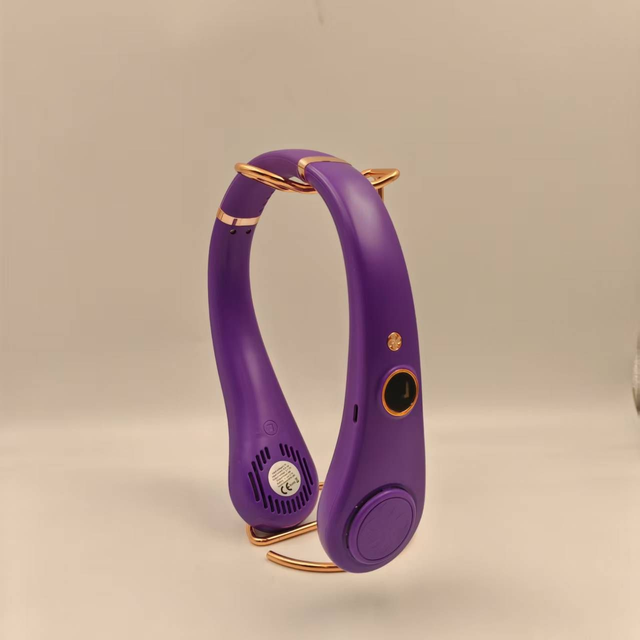 Ventilateur FZM-10 Blanc. Le ventilateur tour du cou est un accessoire pratique et innovant pour vous rafraîchir lors des journées chaudes