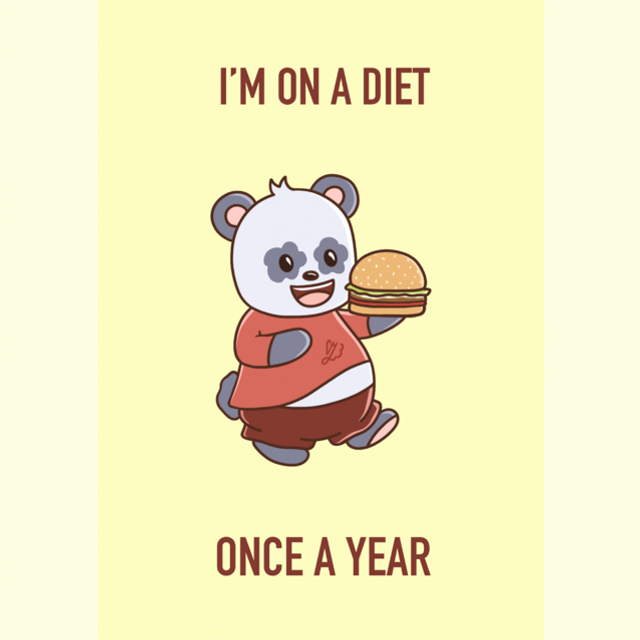 Print Diet once a year 
