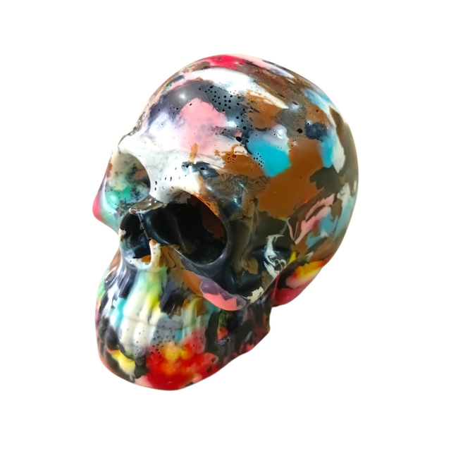 Crâne squelette upcycling