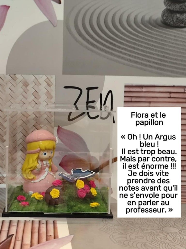 Flora et le papillon 1/10 - édition limité