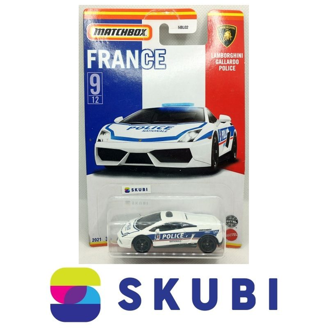 Lamborghini Gallardo Police Nationale - FRANCE 2021 9/12 - Matchbox
