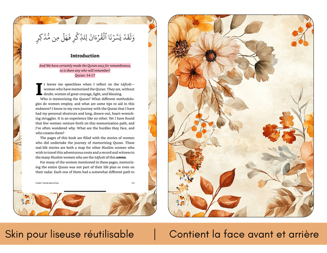 Skin pour liseuse - Forêt d’ambre