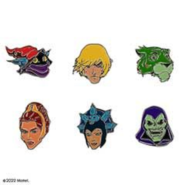 SET DE 6 PINS MAITRE DE L UNIVERS