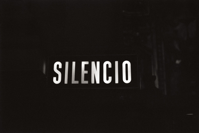 Photo "Silencio" sur support rigide 3mm