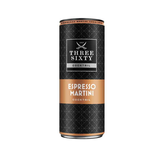 Three Sixty Espresso Martini 0.33l (EINWEG)