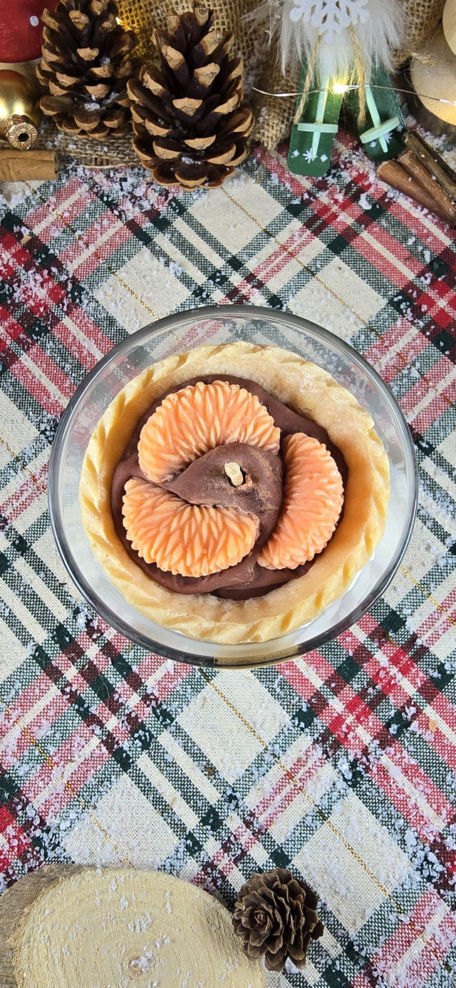 🍁 Bougie Chantilly – Tarte d&#039;hiver
