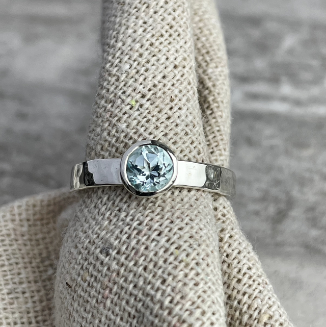 Sky Blue Topaz Ring
