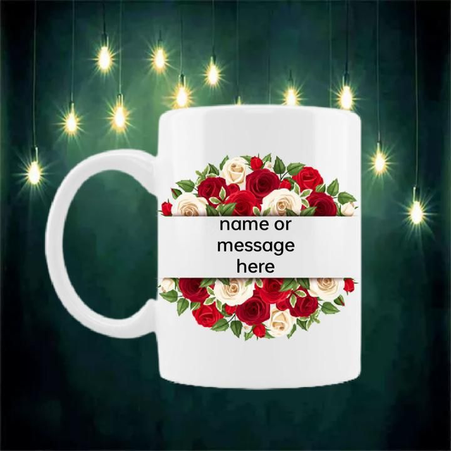 Beautiful Mug For Valentine's Day , Mother's Day Etc With Free Personalisation 