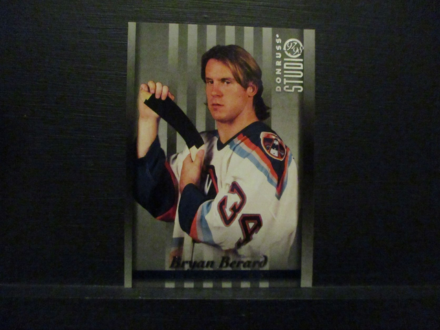 Bryan Berard - NFL 1997 Donruss Studio Ice Hockey Original Trading Card #27