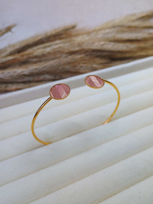 Bracelet JONC Chevron Nude