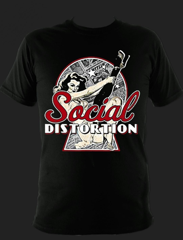 Social Distortion Pin Up T-shirt