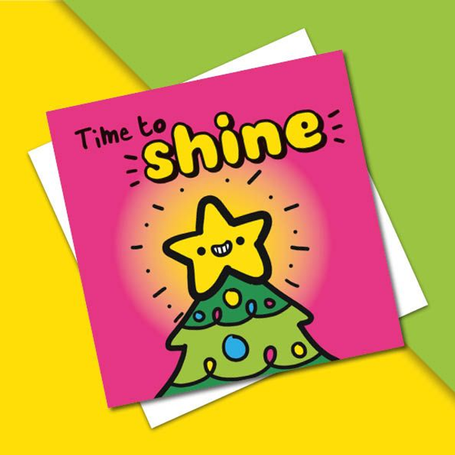 Time to Shine Christmas Card