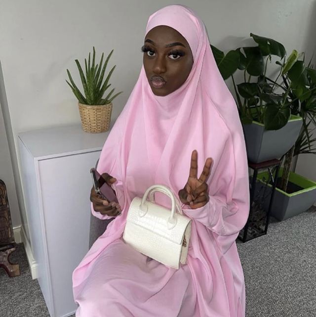 Pink Plush Jilbaab