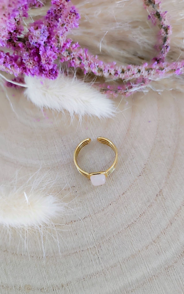 Bague Quartz rose