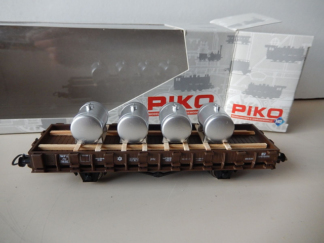 wagon tombereau bois Piko 72054 H0