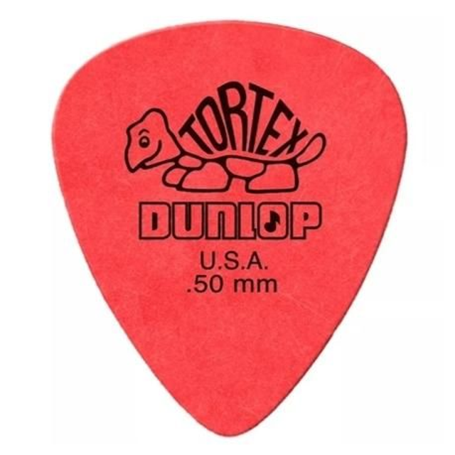 912 - Palheta Dunlop Tortex 0.50mm Vermelha