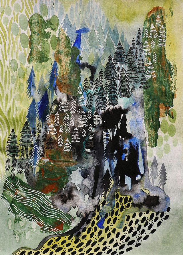 Nordic Forest / A6, A5, A4, A3 print