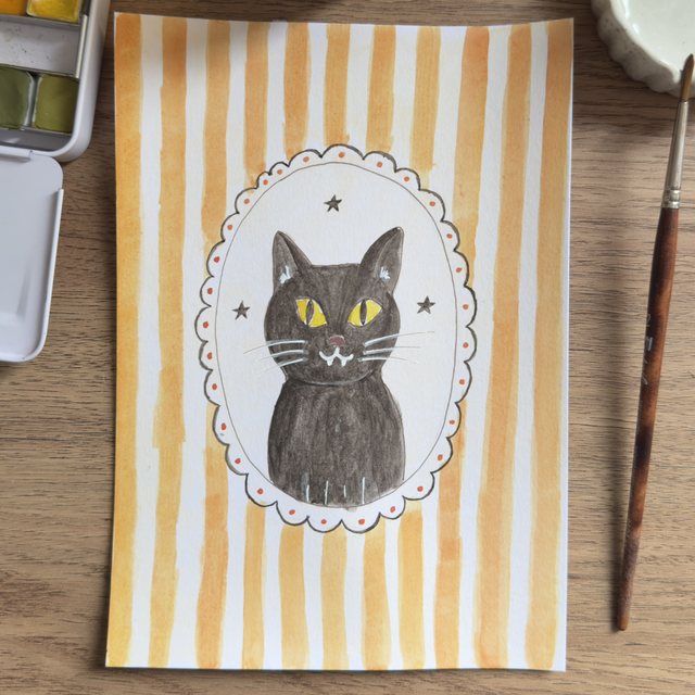 Chat noir A5