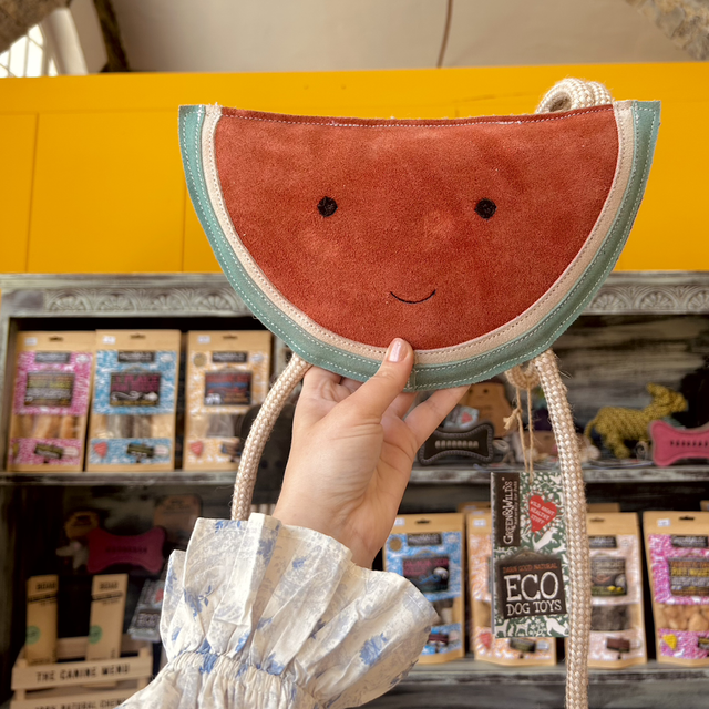 Green & Wilds Wendy the Watermelon, Eco Dog Toy