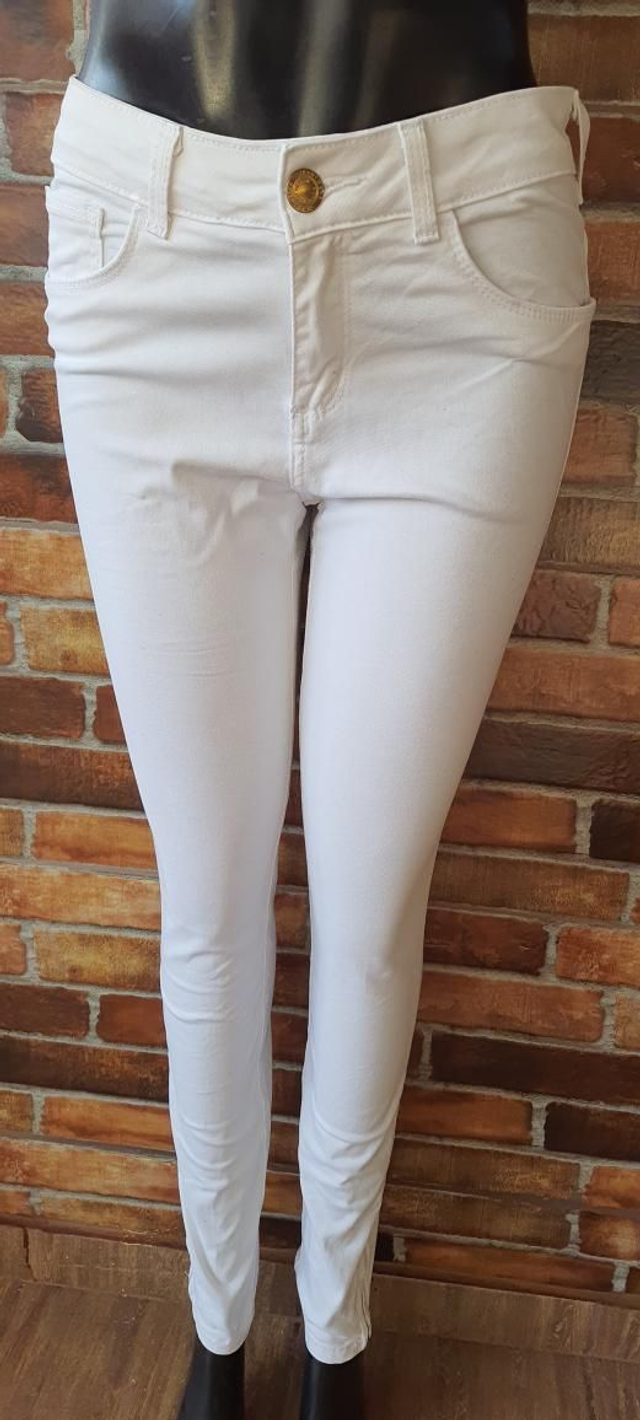 Calça JEANS Branca, T/40
