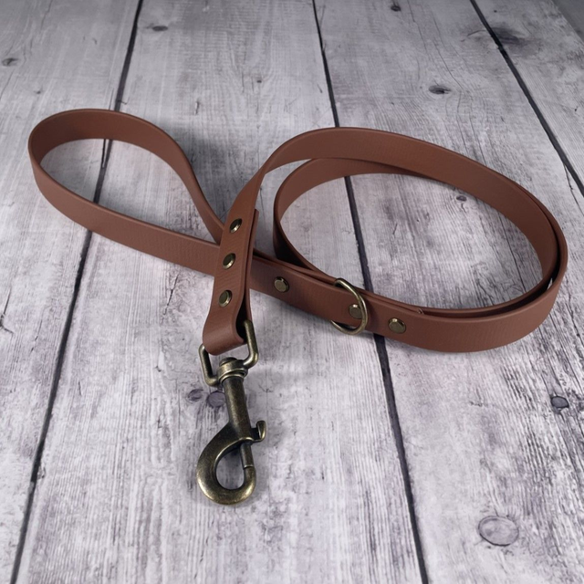 Milk Chocolate Waterproof BioThane® Lead