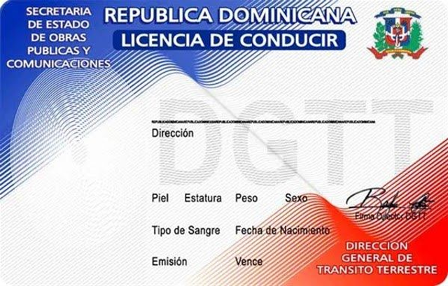 Permis de conduire (Rep. Dominicaine)