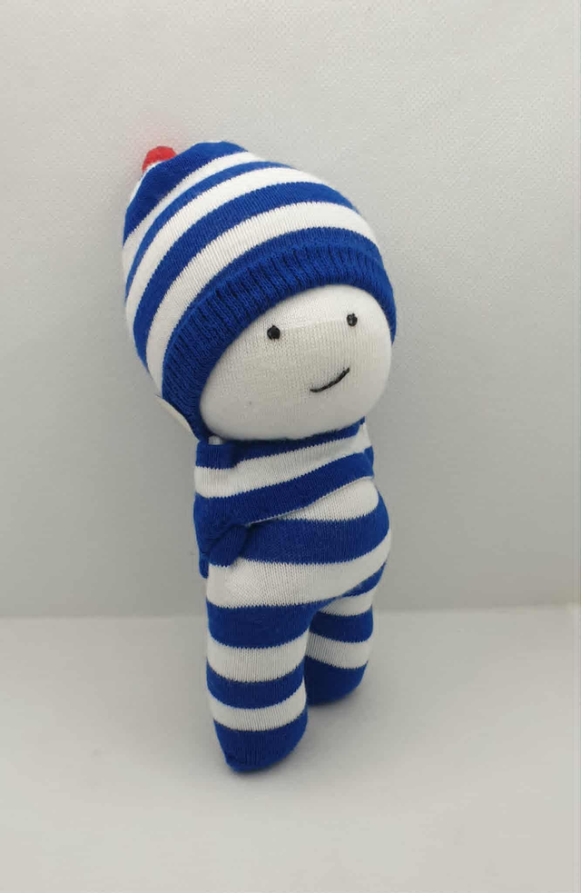 Doudou-chaussette Marin 