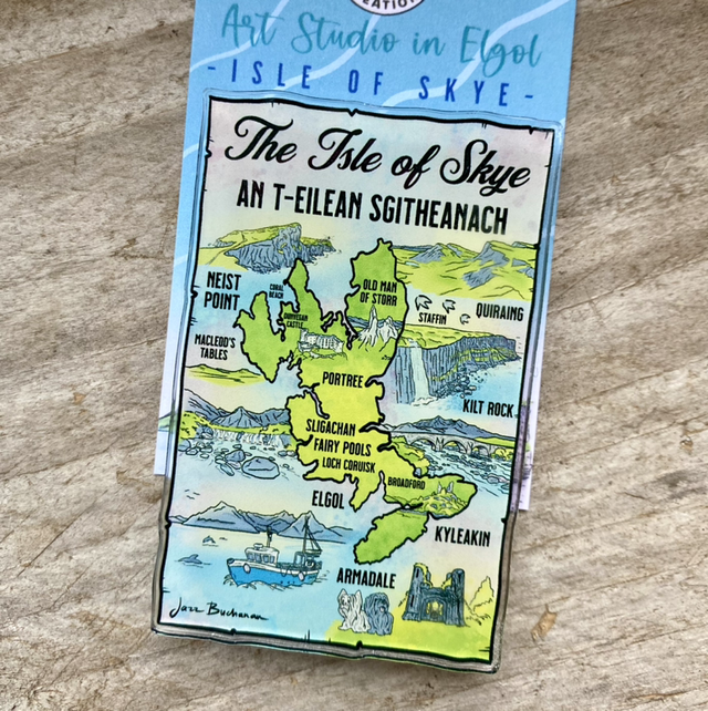 Isle of Skye acrylic Fridge magnet