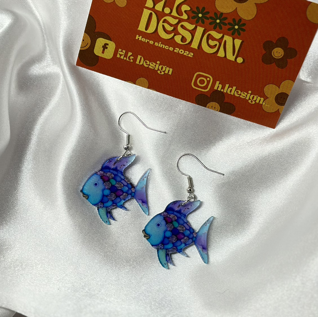 Rainbow Fish Earrings