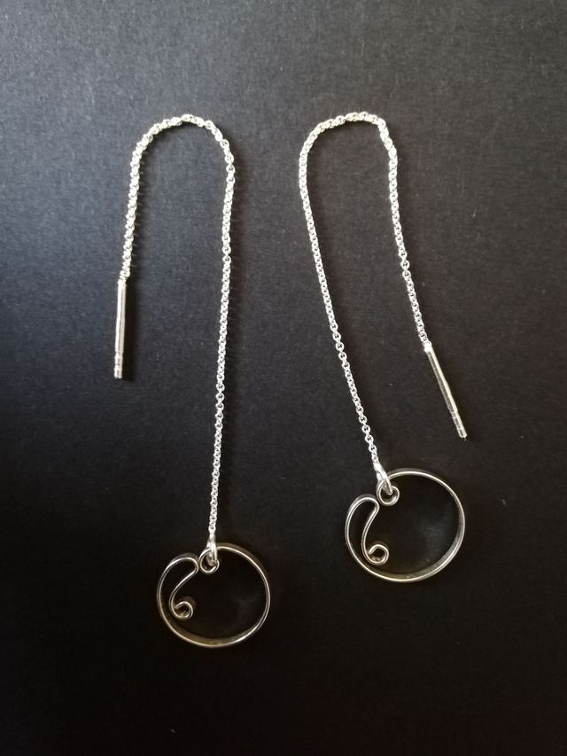Boucles d'oreille chaînettes