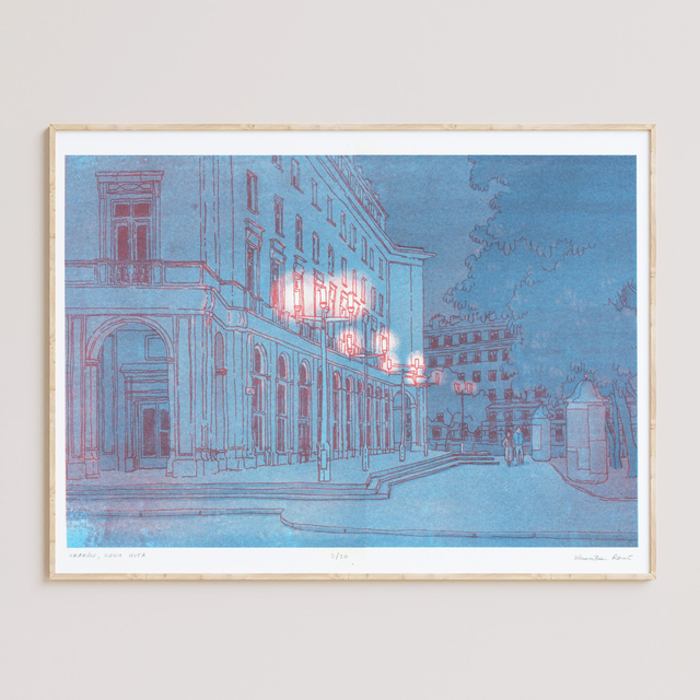 Jesienny wieczór w Nowej Hucie