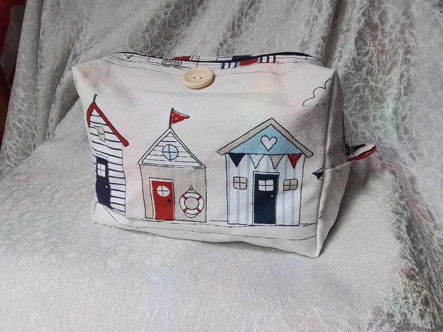 Beach Hut Toiletry Bag