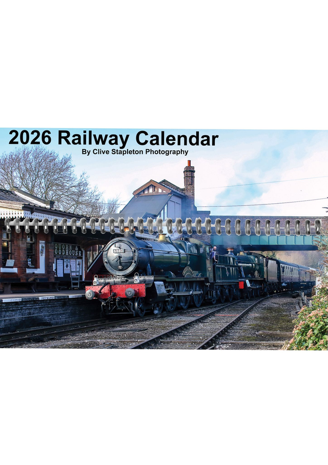 2026 Railway Calendar by Clive Stapleton