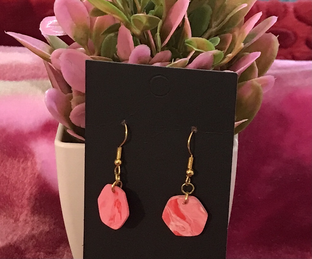 Pink Dangling Earrings - PDE74