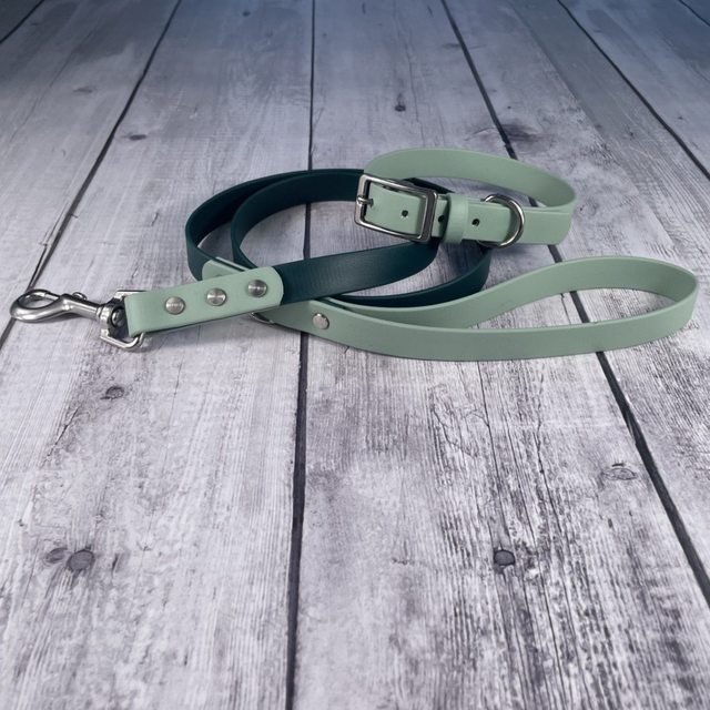 Sage Green Waterproof BioThane® Collar