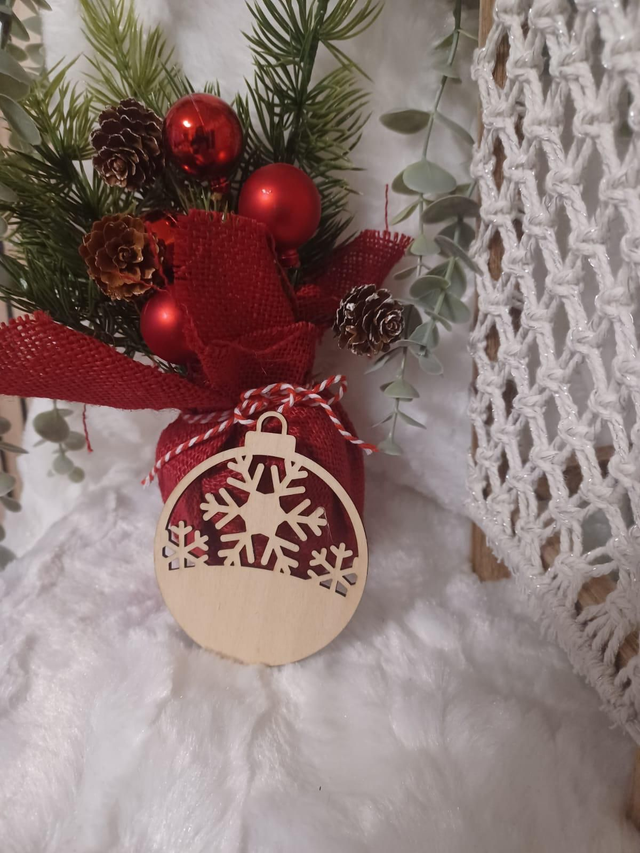 Suspension boule flocon central