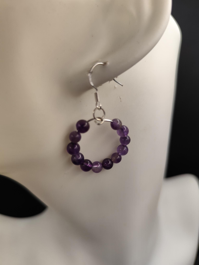 Amethyst earrings