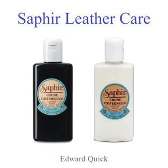 SAPHIR BEAUTE DU CUIR - CREME UNIVERSELLE (LEATHER BALM CREAM) - 150ml Neutral or Black and 500ml or 1000ml Neutral