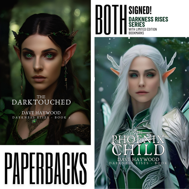 Darkness Rises Signed Series (2 book bundle PAPERBACKS)